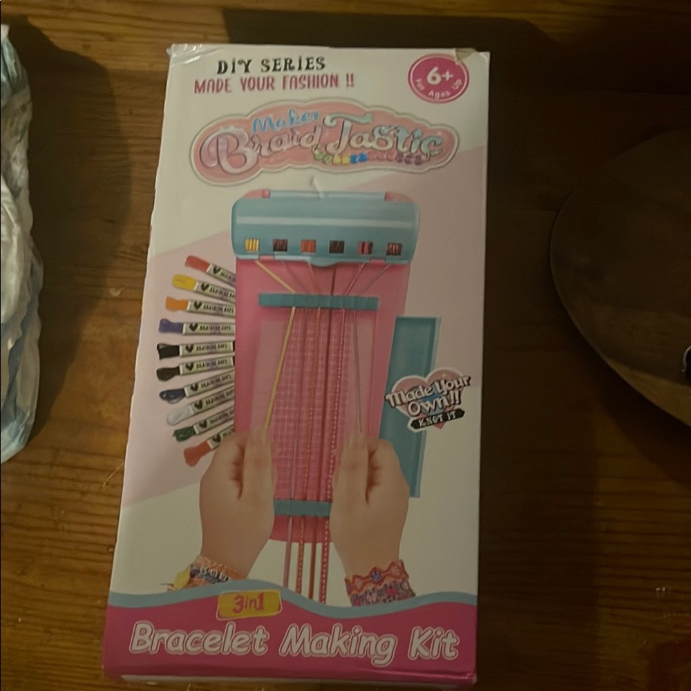 Bracelet Making Kit - Pink and Blue